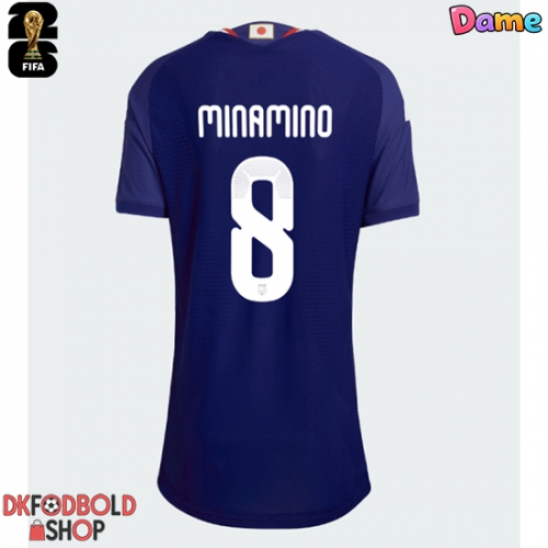 Japan Takumi Minamino #8 Hjemmebanetrøje Dame VM 2026 Kort ærmer